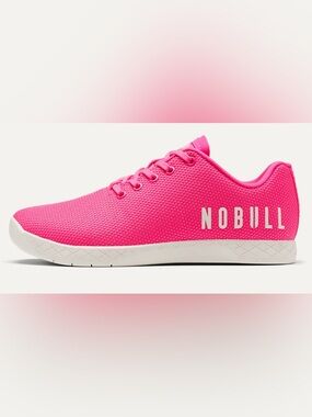NOBULL Women's Bright Pink Mesh Trainer